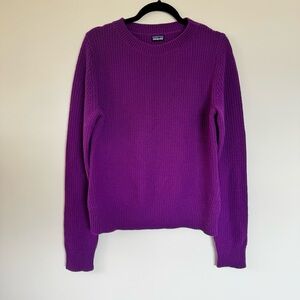 Patagonia Vibrant Purple Crew Neck Sweater